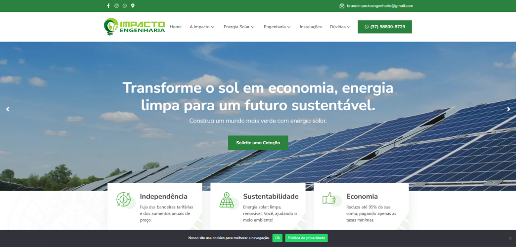 Impacto Engenharia e Energia Solar